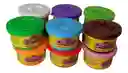 Set 12 Plastilinas Niños Moldeable Didáctica Figura
