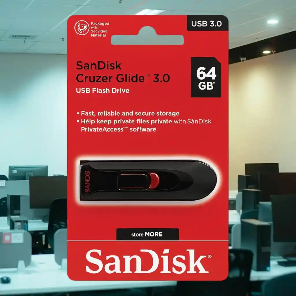 Memoria Usb Sandisk Cruzer Glide 3.0 | 64gb Alta Velocidad