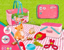 Juego Cesta Picnic Con Accesorios