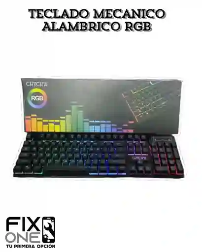 Teclado Mecanico Alambrico Rgb