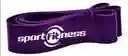 Banda De Poder Elástica Morada Sportfitness 50/75 Lb Tension Color Morado