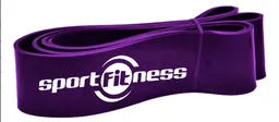 Banda De Poder Elástica Morada Sportfitness 50/75 Lb Tension Color Morado