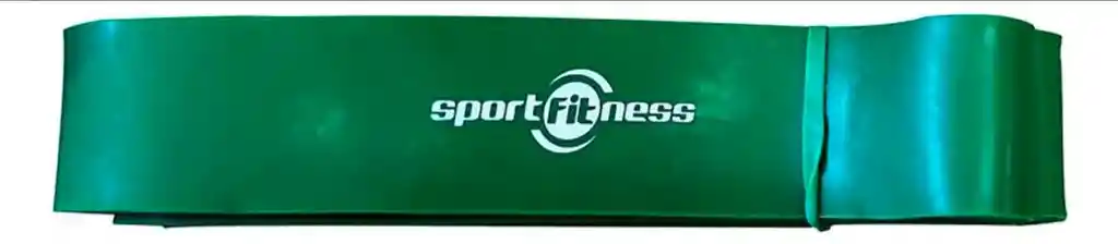 Banda Poder Verde Sportfitness 100/120 Lbs Tensión Elastica