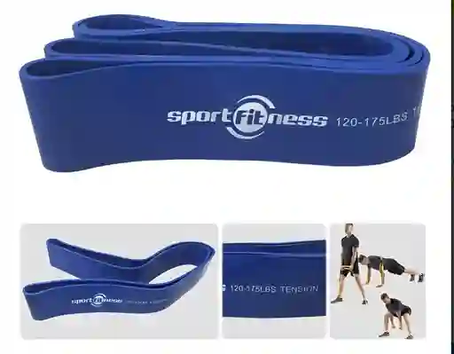 Banda De Poder Elástica Azul 120-175 Lb Tensión 4.5mm