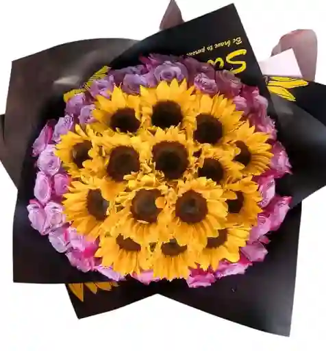 Girasoles Y Rosas