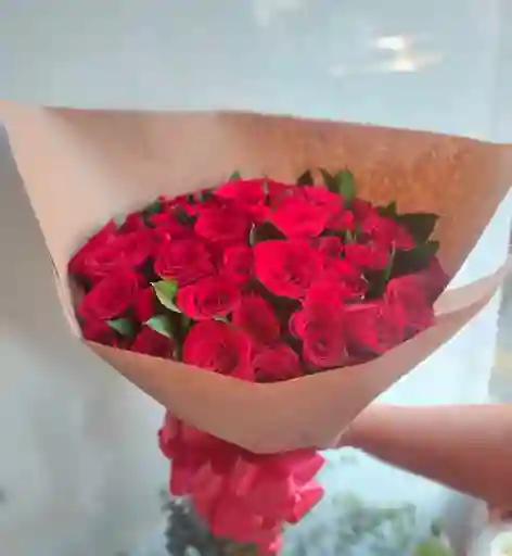 Bouquet De 50 Rosas Rojas