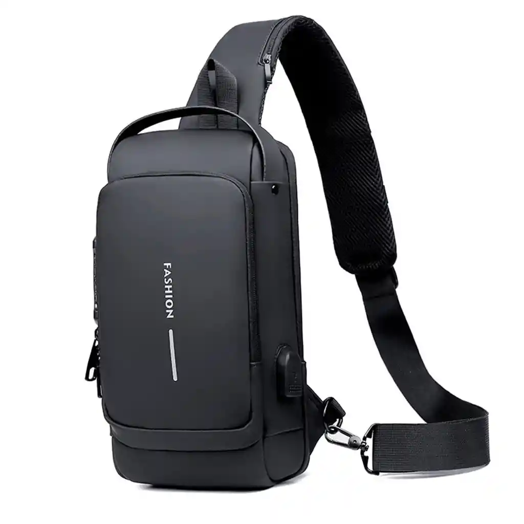 Bolso De Hombro Usb Antirrobo Multifunción Unisex