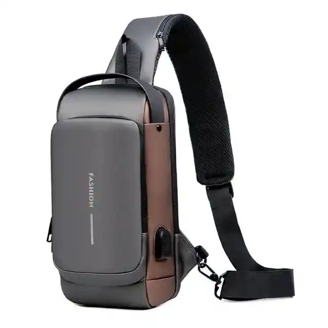 Bolso De Hombro Usb Antirrobo Multifunción Unisex