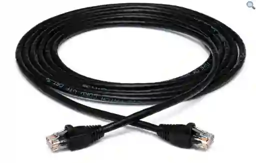 Cable Utp, Cat 5e, 26awg/4p, Color Negro, Por Dos Metros