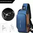 Bolso De Hombro Usb Antirrobo Multifunción Unisex