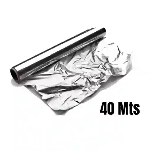 Papel Aluminio Multiusos Rollo X 40 Metros