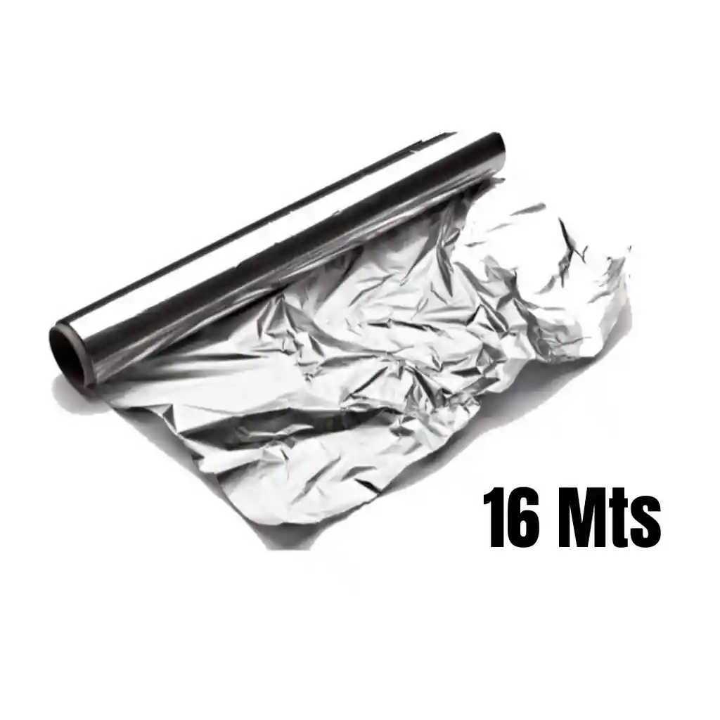 Papel Aluminio Multiusos Rollo X 16 Metros