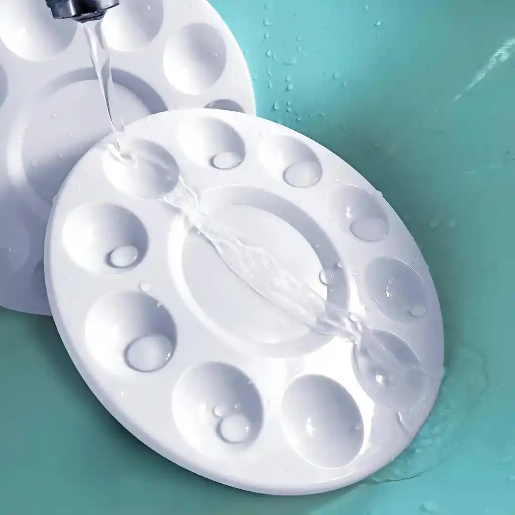 Paleta Plástica Blanca Mezcladora De Pinturas