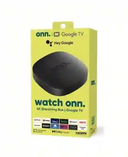 Watch Onn 4k Streaming Tv Color Negro Tipo De Control Remoto De Voz / Smar Tv