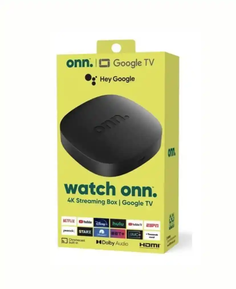 Watch Onn 4k Streaming Tv Color Negro Tipo De Control Remoto De Voz / Smar Tv