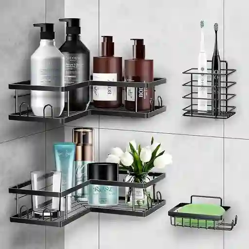 Organizador Esquinero 5 Piezas Para Baño