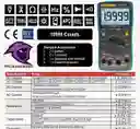 Multimetro De Alta Precisión Zt303 Mide Con Exactitud Y Confianza 1.9999