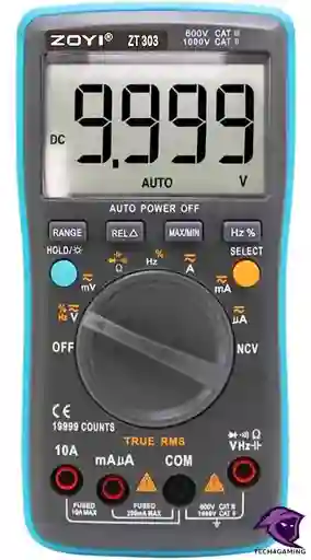 Multimetro De Alta Precisión Zt303 Mide Con Exactitud Y Confianza 1.9999