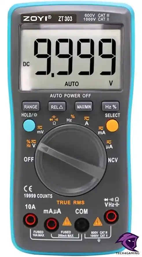 Multimetro De Alta Precisión Zt303 Mide Con Exactitud Y Confianza 1.9999