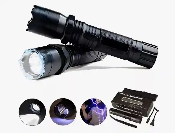 Linterna Recargable Taser Tabano 1101 Luz Led Defensa Personal