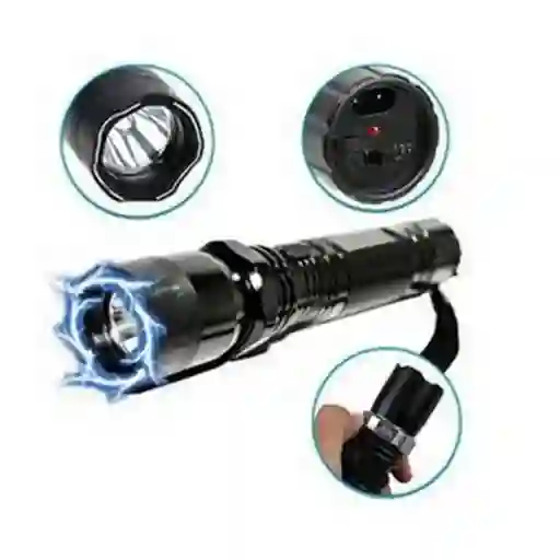 Linterna Recargable Taser Tabano 1101 Luz Led Defensa Personal