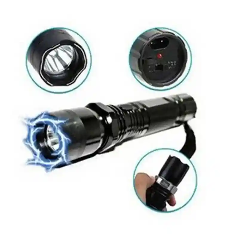 Linterna Recargable Taser Tabano 1101 Luz Led Defensa Personal