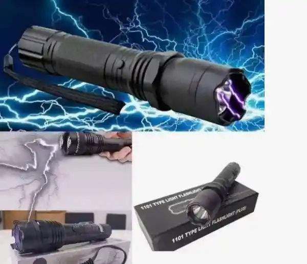 Linterna Recargable Taser Tabano 1101 Luz Led Defensa Personal