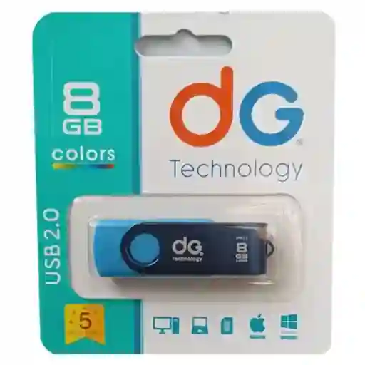 Memoria Usb 8gb Usb 2.0 Dg Original