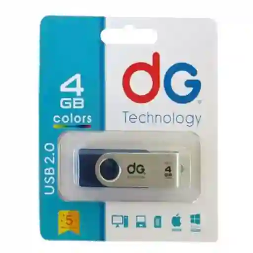 Memoria Usb 4gb Usb 2.0 Dg Original