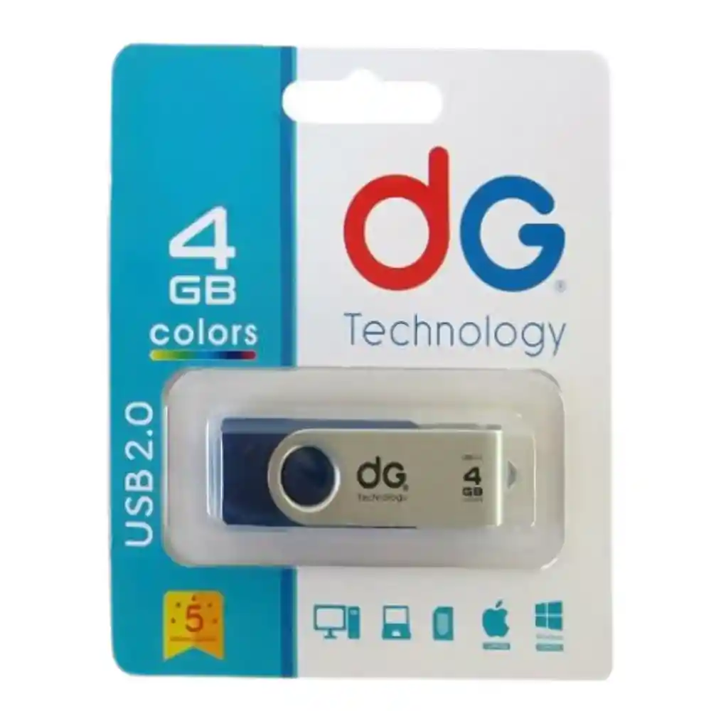 Memoria Usb 4gb Usb 2.0 Dg Original