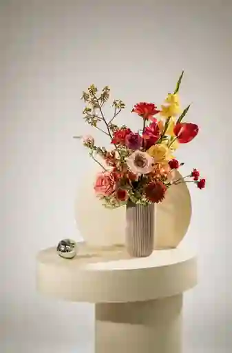 Combo Bouquet M Corals + Upia M Blanco Niebla