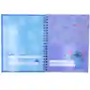 Primavera Cuaderno Grande Argollado Pasta Dura, Stitch 07