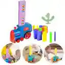 Juguete Para Niños Tren Dominó Bricolaje Con Luz De Sonido