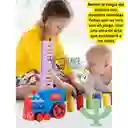 Juguete Para Niños Tren Dominó Bricolaje Con Luz De Sonido