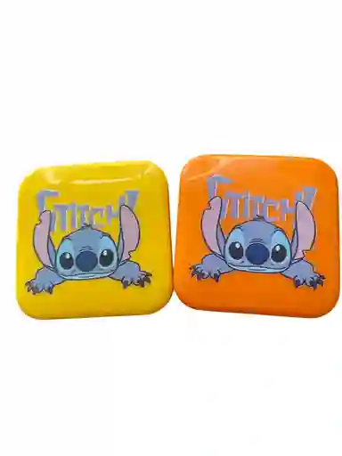 Caja De Pastillas Portatil Pastillero Diseño Stitch