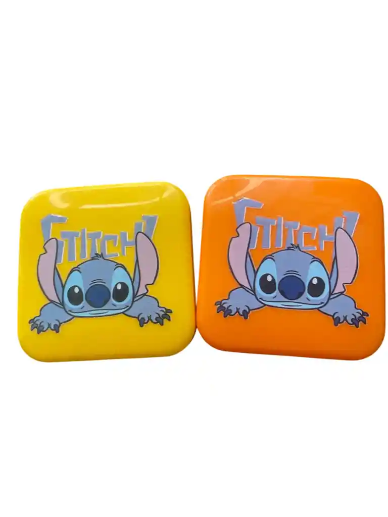 Caja De Pastillas Portatil Pastillero Diseño Stitch