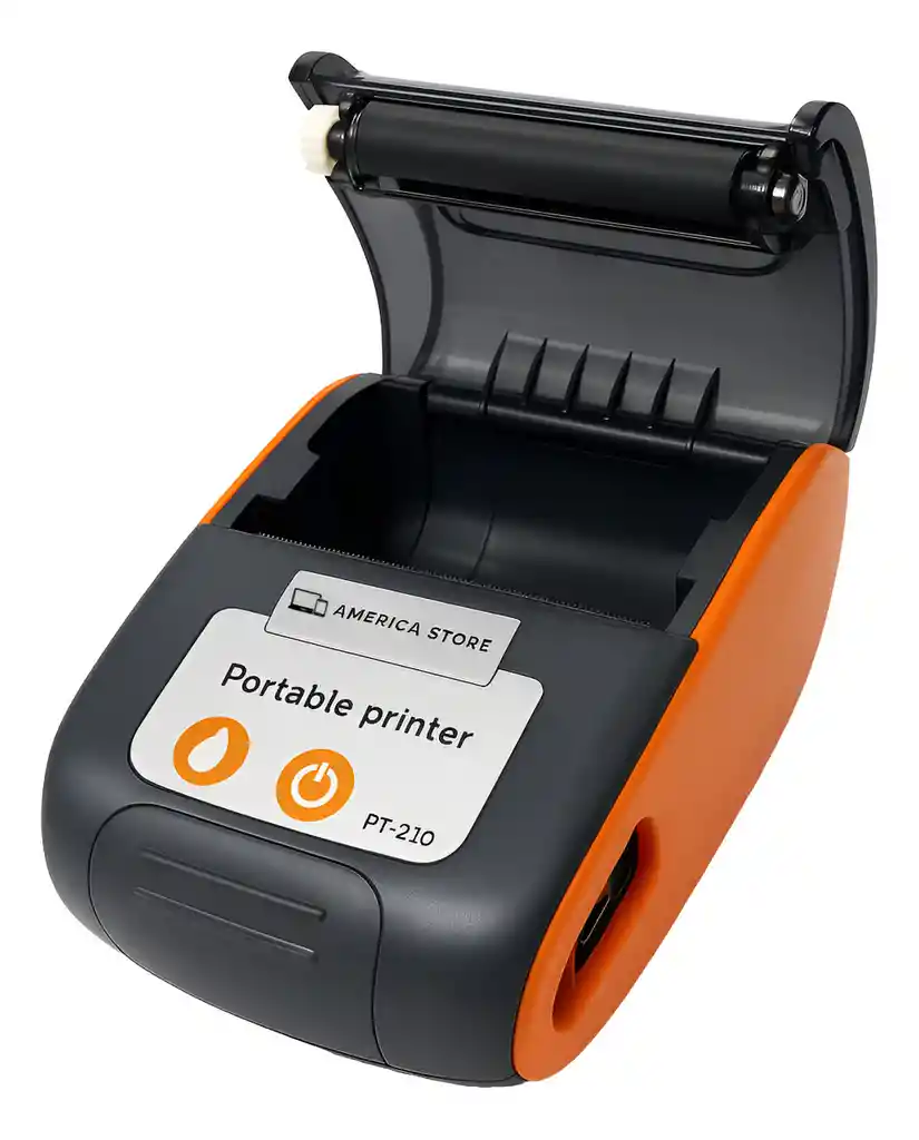 Impresora Pos Portable Bluetooth Térmica Celular 58mm - Naranja