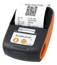 Impresora Pos Portable Bluetooth Térmica Celular 58mm - Naranja