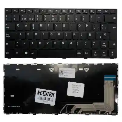 Teclado Lenovo Ideapad 110 -14isk Con Marco