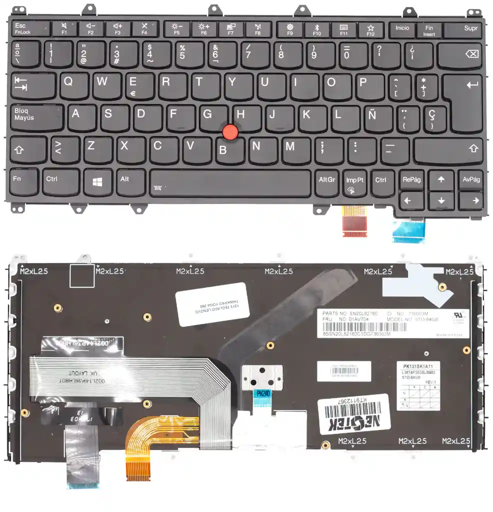 Teclado Lenovo Thinkpad Yoga 260