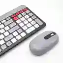 Combo De Teclado Y Mouse Inalámbrico - Teclas Suaves Con Holder Para Cel - Ctmijr-012