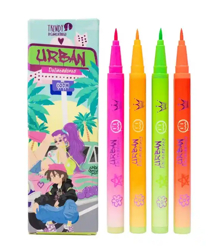 Kit Delineadores Urban De Trendy