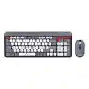Combo De Teclado Y Mouse Inalámbrico - Teclas Suaves Con Holder Para Cel - Ctmijr-012