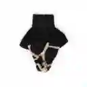 Saco M (te) Cuello Alto Cremallera Bisonte Camel Manchas Negras Con Corte Negro