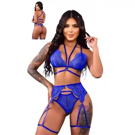 Conjunto Encaje Enredado – Seducción Que Amarra Y Desata