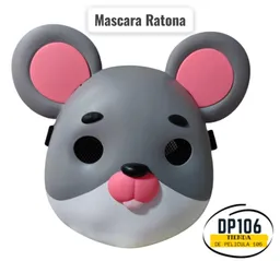 Mascara Ratona Halloween
