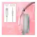 Audifonos Diadema Gamer Onikuma K15 Rosados Con Luz Rgb Led
