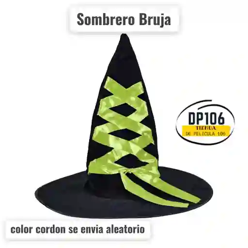 Sombrero Bruja Halloween