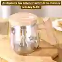 Taza Vaso Mezcladora Batidor De Vidrio Café Y Bebidas Usb