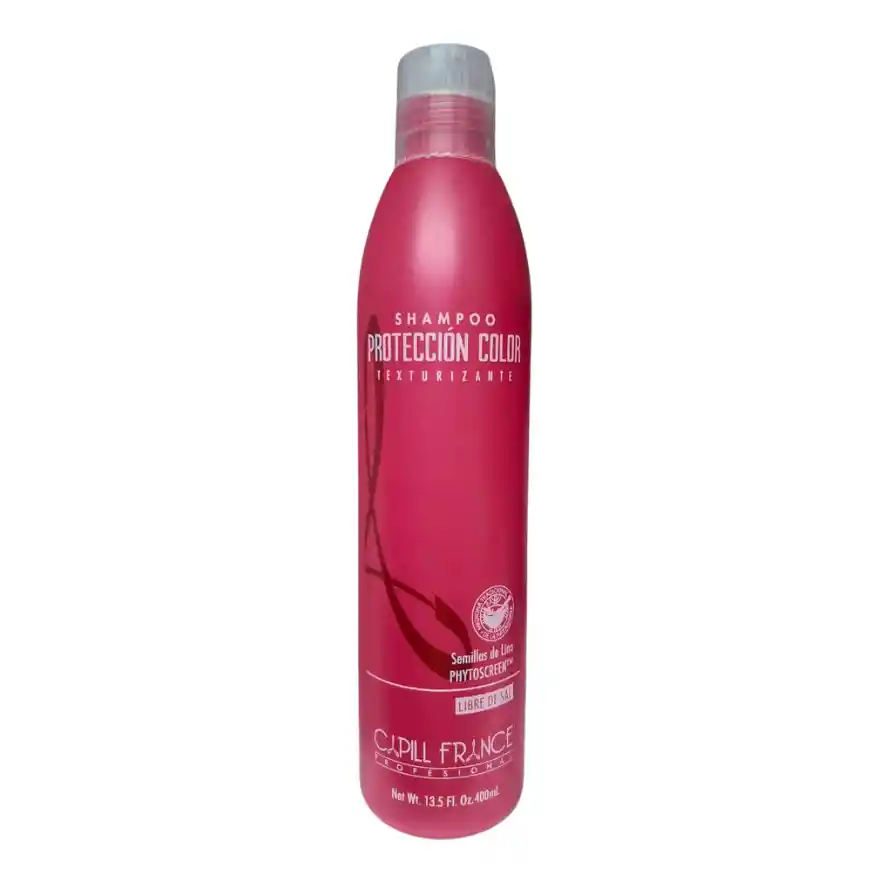 Shampoo Proteccion Color Texturizante Capill France 400 Ml